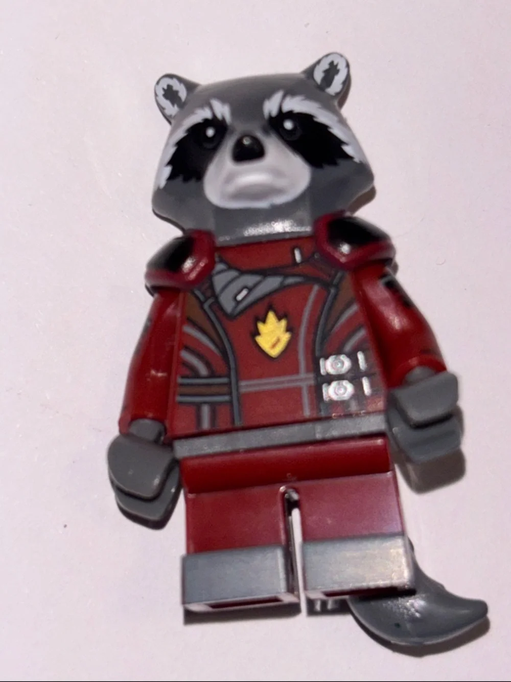 LEGO Rocket Raccoon Minifigure with Accessories Guardians of the Galaxy Raccoon - Picture 6 of 13